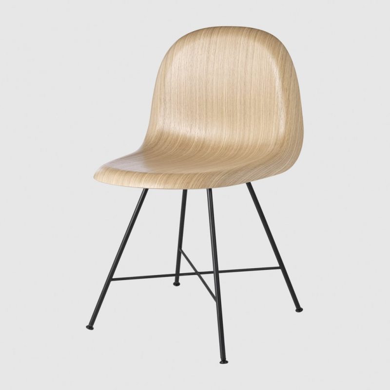 3D DINING CHAIR - Un-upholstered - Center base