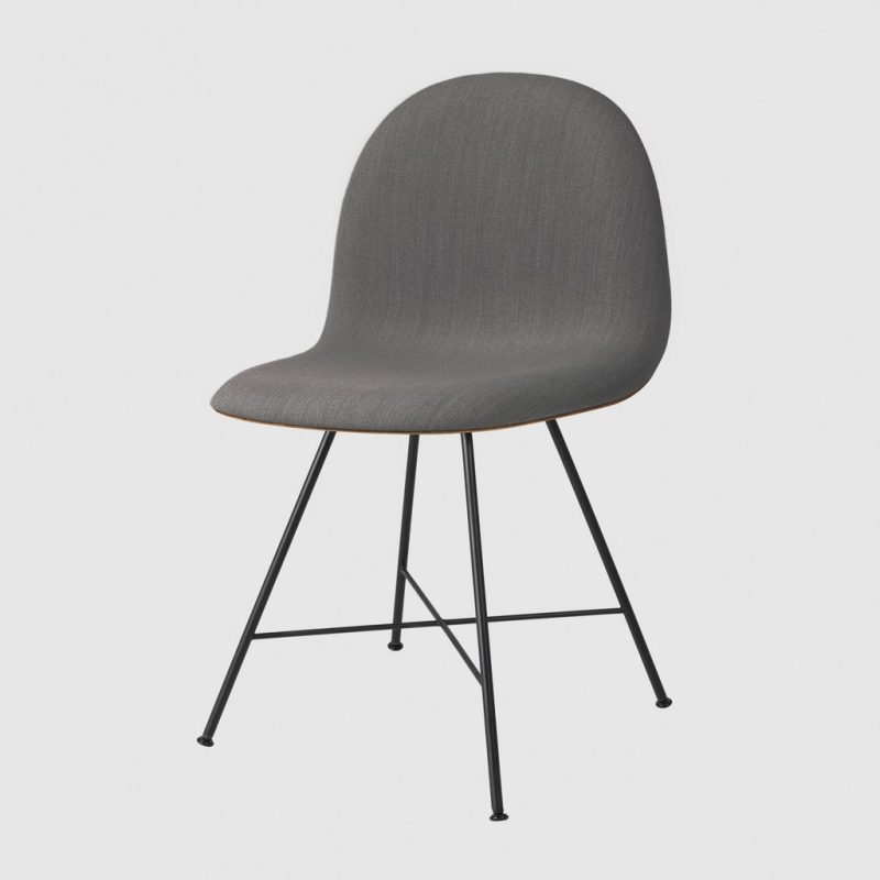 3D DINING CHAIR - Front Upholstered - Center base