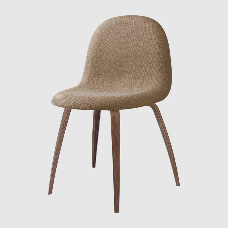 3D DINING CHAIR - Fully Upholstered - Wood base