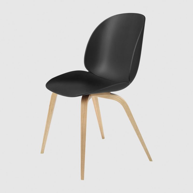 BEETLE DINING CHAIR - Un-upholstered - Wood base