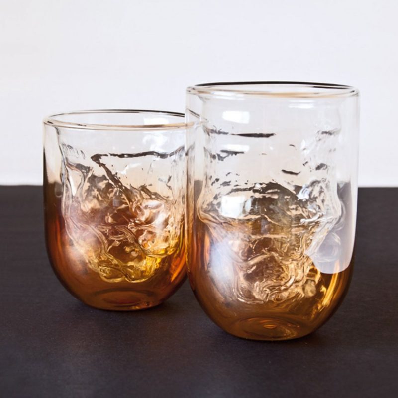 METEORITE GLASS (set of 6)